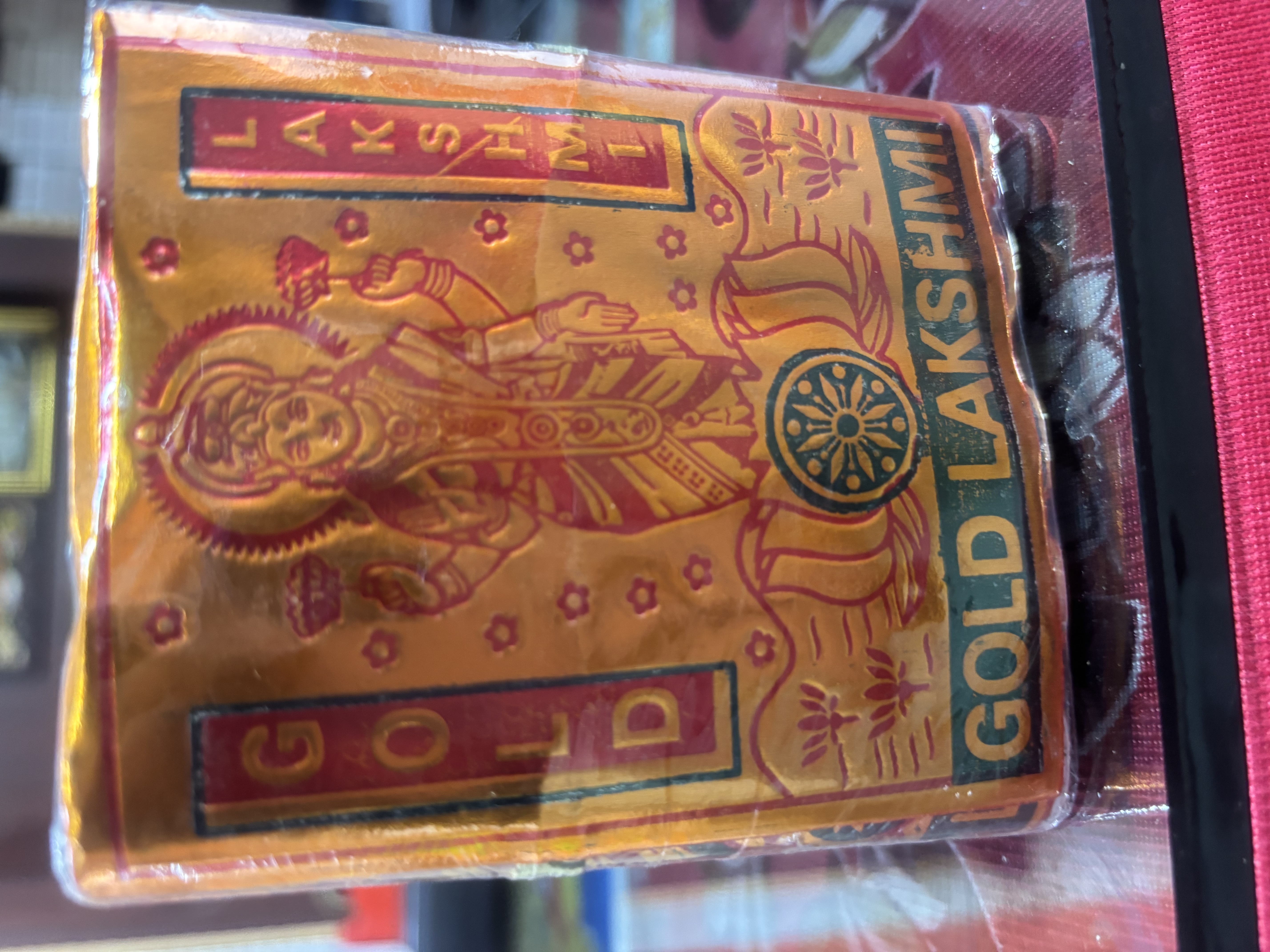 4" Gold Lakshmi